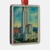 Het stadhuis van Los Angeles Metalen Ornament (Rechts)