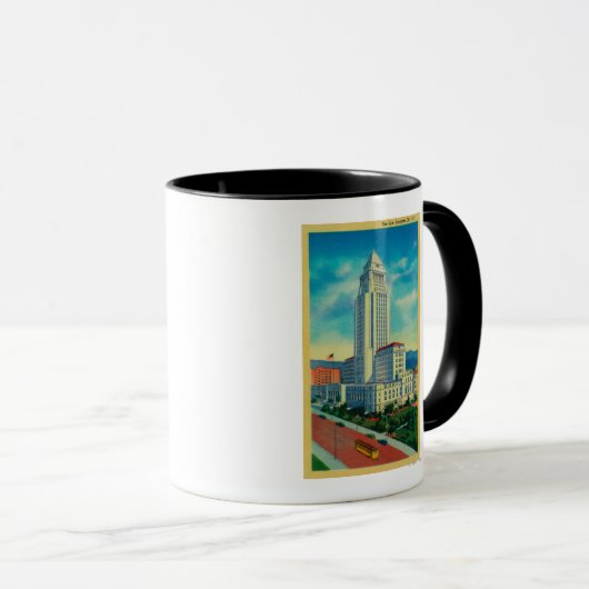 Het stadhuis van Los Angeles Mok (Voorkant rechts)