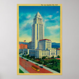 Het stadhuis van Los Angeles Poster