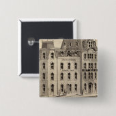 Het stadhuis van Minneapolis, Minnesota Vierkante Button 5,1 Cm (Voorkant /achterkant)