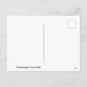 Het stadhuis van Todmorden Feestdagenkaart (Achterkant)