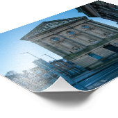 Het stadhuis van Todmorden Foto Afdruk (Hoek)