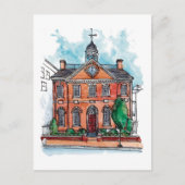 Het stadhuis van Wilmington Delaware Briefkaart (Voorkant)