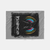 Het stadium is Mijn Canvas (Dance) Fleece Deken (Voorkant (Horizontaal))
