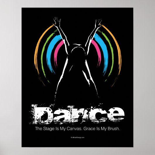 Het stadium is Mijn Canvas (Dance) Poster (Voorkant)