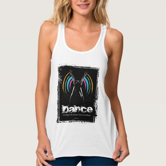 Het stadium is Mijn Canvas (Dance) Tanktop (Voorkant)