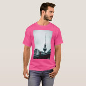 Het stadsbeeld van Berlijn. Alexanderplatz T-shirt (Voorkant volledig)