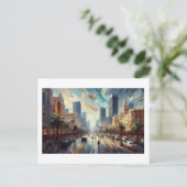 Het stadsbeeld van Las Vegas, Briefkaart (Staand voorkant)