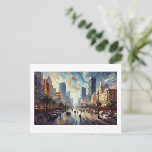 Het stadsbeeld van Las Vegas, Briefkaart (Staand voorkant)