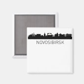 Het stadsbeeld van Novosibirsk Magneet (Voorkant / Achterkant)