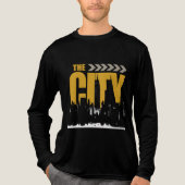 HET STADSLANDSCHAP Tri-Blend SHIRT (Voorkant volledig)