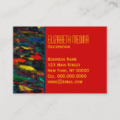 Het stadsleven ~ UNISEX-Visitekaartjes 3,5"x 2,5" Visitekaartje (Achterkant)