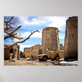 Het stadsplein beveiligen poster (Voorkant)