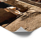 Het stadsplein beveiligen poster (Hoek)