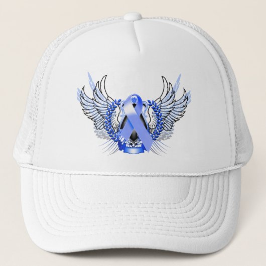 Het StammenBlauw van de voorlichting Trucker Pet (Voorkant)