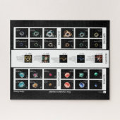 Het standaardmodel van deeltjes legpuzzel (Horizontaal)