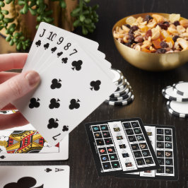 Het standaardmodel van deeltjes pokerkaarten