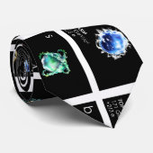 Het standaardmodel van deeltjes stropdas (Opgerold)