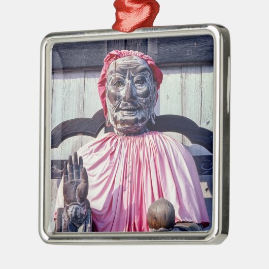 Het standbeeld Pindola Bharadvaja in Nara - Japan Metalen Ornament (Links)