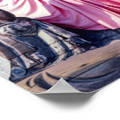 Het standbeeld Pindola Bharadvaja in Nara - Japan Poster (Hoek)