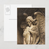 Het Standbeeld van de engel met Gekruiste Handen, Briefkaart (Voorkant / Achterkant)