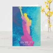 Het Standbeeld van de waterverf van Vrijheid Kaart (Gele Bloem)