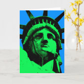 Het Standbeeld van het pop-art van Vrijheid Kaart (Gele Bloem)