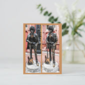 Het Standbeeld van Lynott van Phil, Dublin, Briefkaart (Staand voorkant)