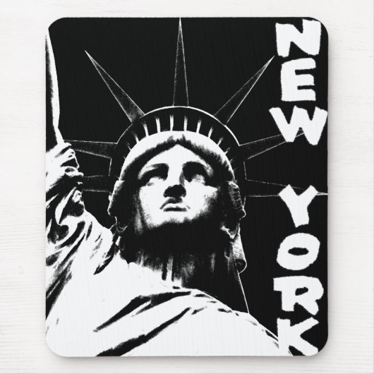 Het Standbeeld van New York Mousepad van de Giften Muismat (Voorkant)