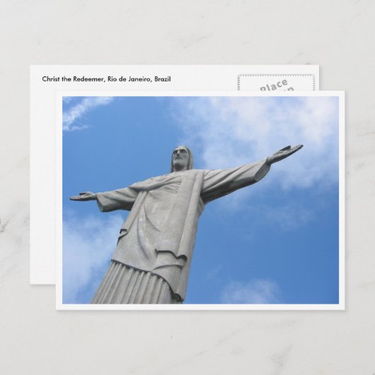 het standbeeld van rio redeemer briefkaart (Voorkant / Achterkant)