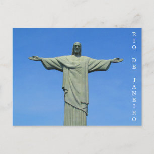 het standbeeld van rio redeemer briefkaart