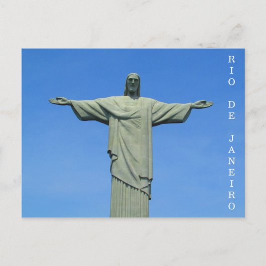 het standbeeld van rio redeemer briefkaart (Voorkant)