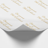 Het standpunt van de Eucharistisch Golden 3D Kijk Cadeaupapier (Hoek)
