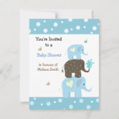 Het stapelen van de Uitnodiging van het Baby showe (Voorkant)