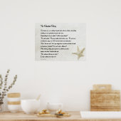 Het Star Fish-verhaal Poster (Keuken)