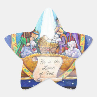 Het Star Kerst sticker