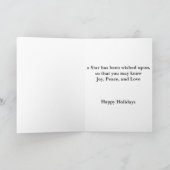 het Star Wenskaart Feestdagen Kaart (Binnen)