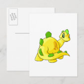 Het staren gele Chomby Briefkaart (Voorkant / Achterkant)