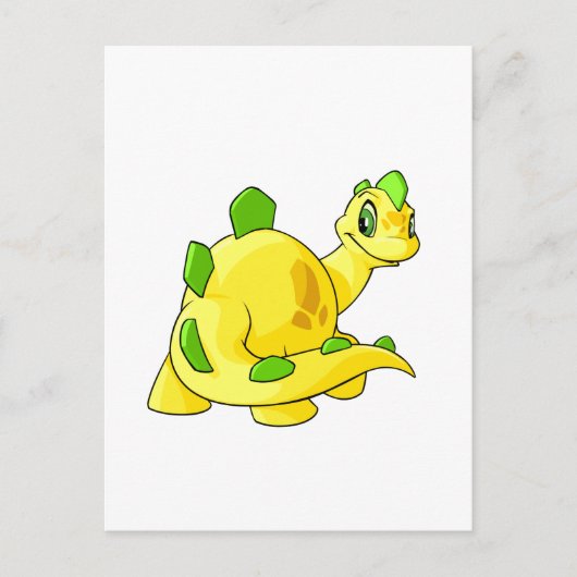 Het staren gele Chomby Briefkaart (Voorkant)