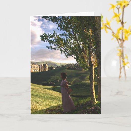 Het staren op kaart Pemberley (Gele Bloem)