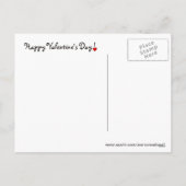 Het staren Valentijn Kitten Briefkaart (Achterkant)