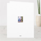 Het Staren van de engel Wenskaart Kaart (Achterkant)