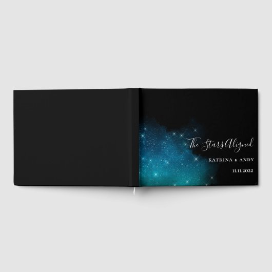 Het Stars Alignment Wedding Guestbook Gastenboek (Volledig)