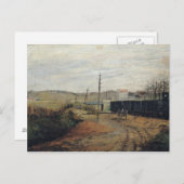 Het station in Argenteuil Briefkaart (Voorkant / Achterkant)