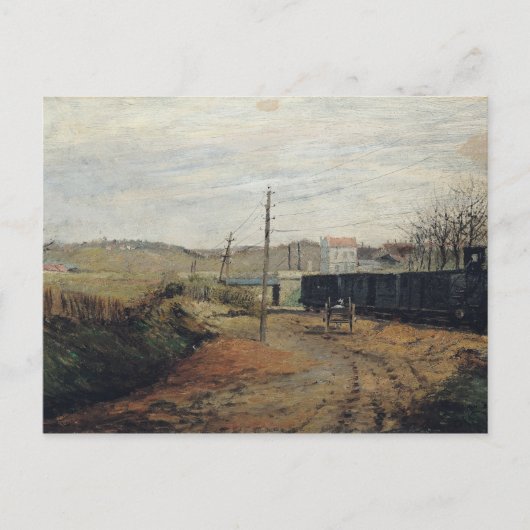 Het station in Argenteuil Briefkaart (Voorkant)