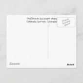 Het station in briefkaart (Achterkant)