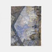 Het station Saint-Lazare, Monet Fleece Deken (Voorkant)