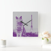 Het station van Chartreux in Parijs Vierkante Klok (Huis)