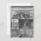 Het station van Edison Electric Illuminating Co. Briefkaart (Voorkant / Achterkant)