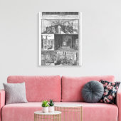 Het station van Edison Electric Illuminating Co. Canvas Afdruk (Insitu (Woonkamer))